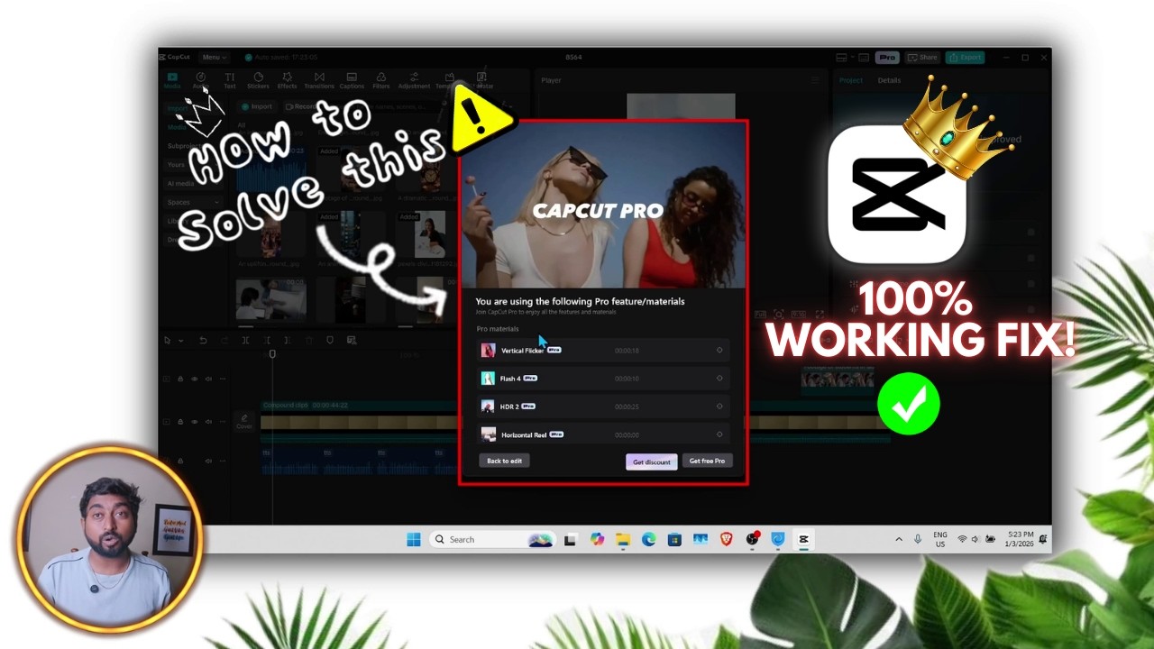 CapCut Pro PC Export Problem Solved 100%! 🚀 | CapCut Pro for PC (2026 Latest Fix)