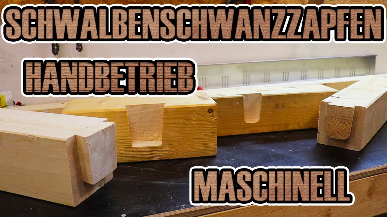 Schwalbenschwanzzapfen - der unsichtbare Alleskönner