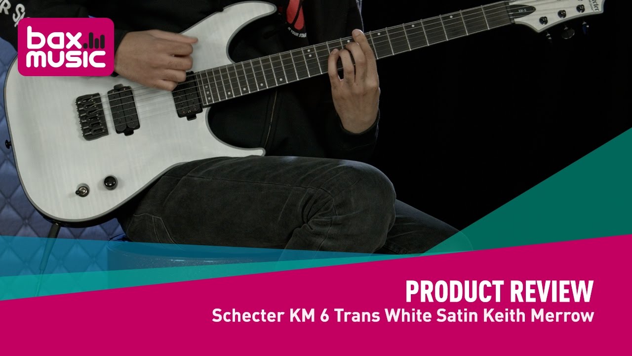 Schecter KM 6 Trans White Satin Keith Merrow - Review