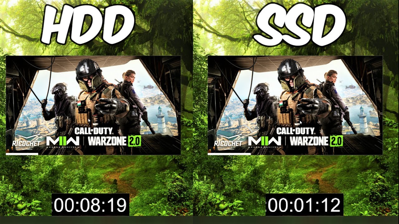 Warzone 2.0 | SSD против HDD | Тест на время загрузки | Тест производительности игры
