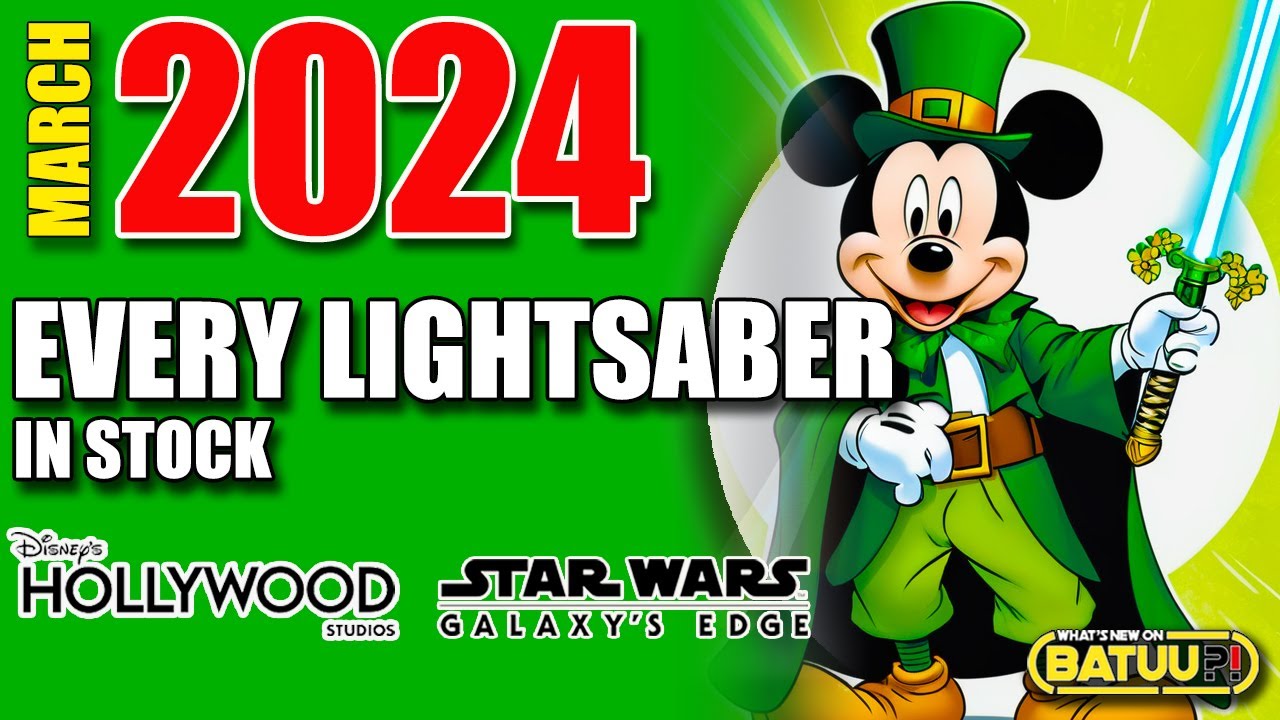 EVERY STAR WARS LIGHTSABER at Disney's Hollywood Studios & Galaxy's Edge + NEW Ventress Hilt Review