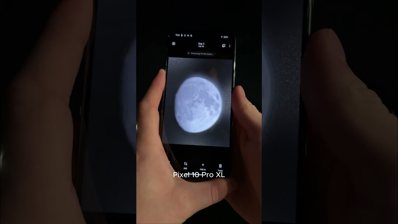 Pixel 10 Pro XL vs Galaxy S25 Ultra 🌙 Moon Camera Test #pixel10proxl #galaxys25ultra #tech #camera