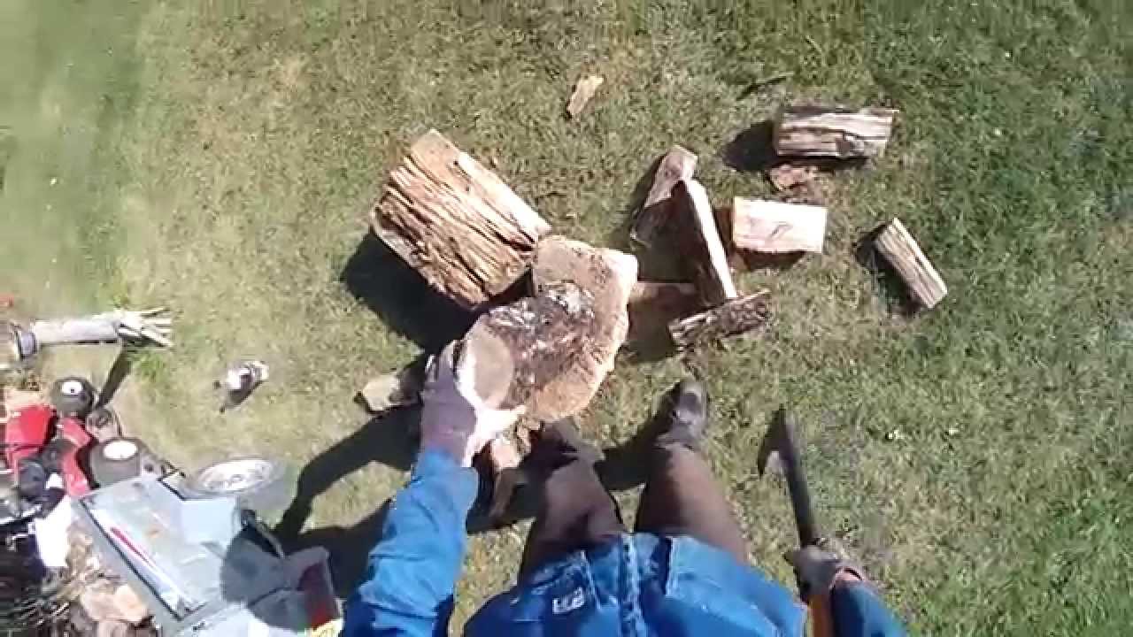 The Log Killer: GoPro Wood Chopping Passionist with Fiskars Ax