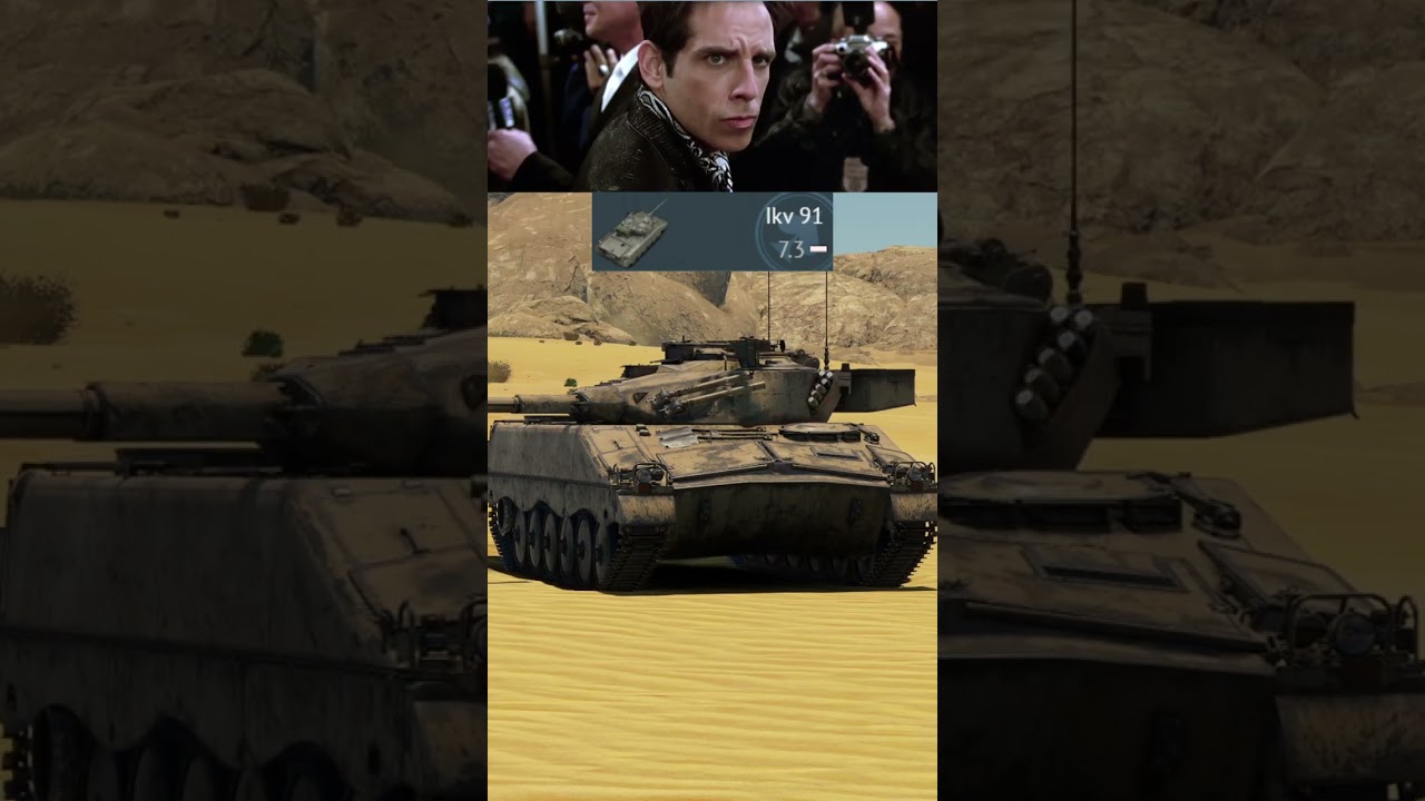 ikv 91 vs leopard 1 #warthunder #shorts