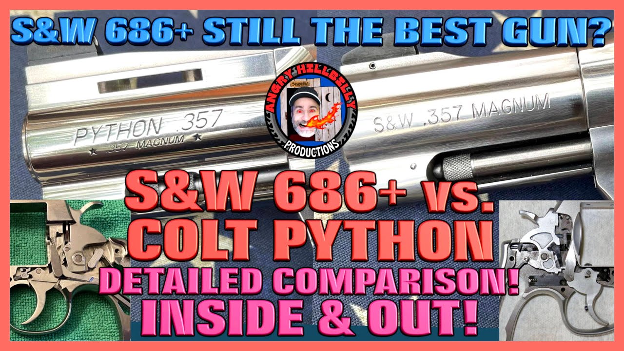 S&W 686+ по-прежнему лучший пистолет? Подробное сравнение Colt Python и S&W 686+!... Внутри и сна...