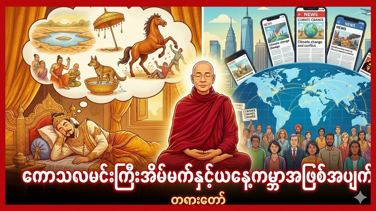 ၂၅၀၀ နှစ်က အိမ်မက်များ ယနေ့ကမ္ဘာနှင့် ကိုက်ညီနေသလား? #silentwisdom #buddha #dhamma 