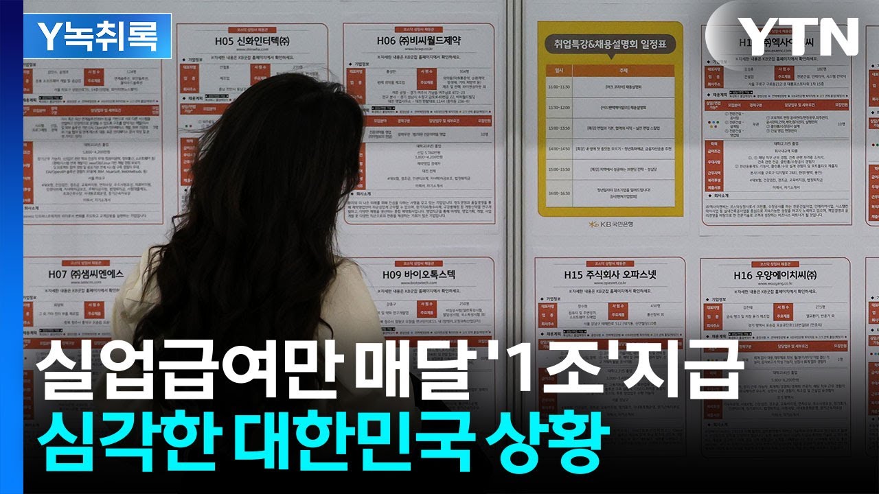 올해 실업급여 지급액 무려 '11조 4700억'...비상 걸린 고용시장 [Y녹취록] / YTN