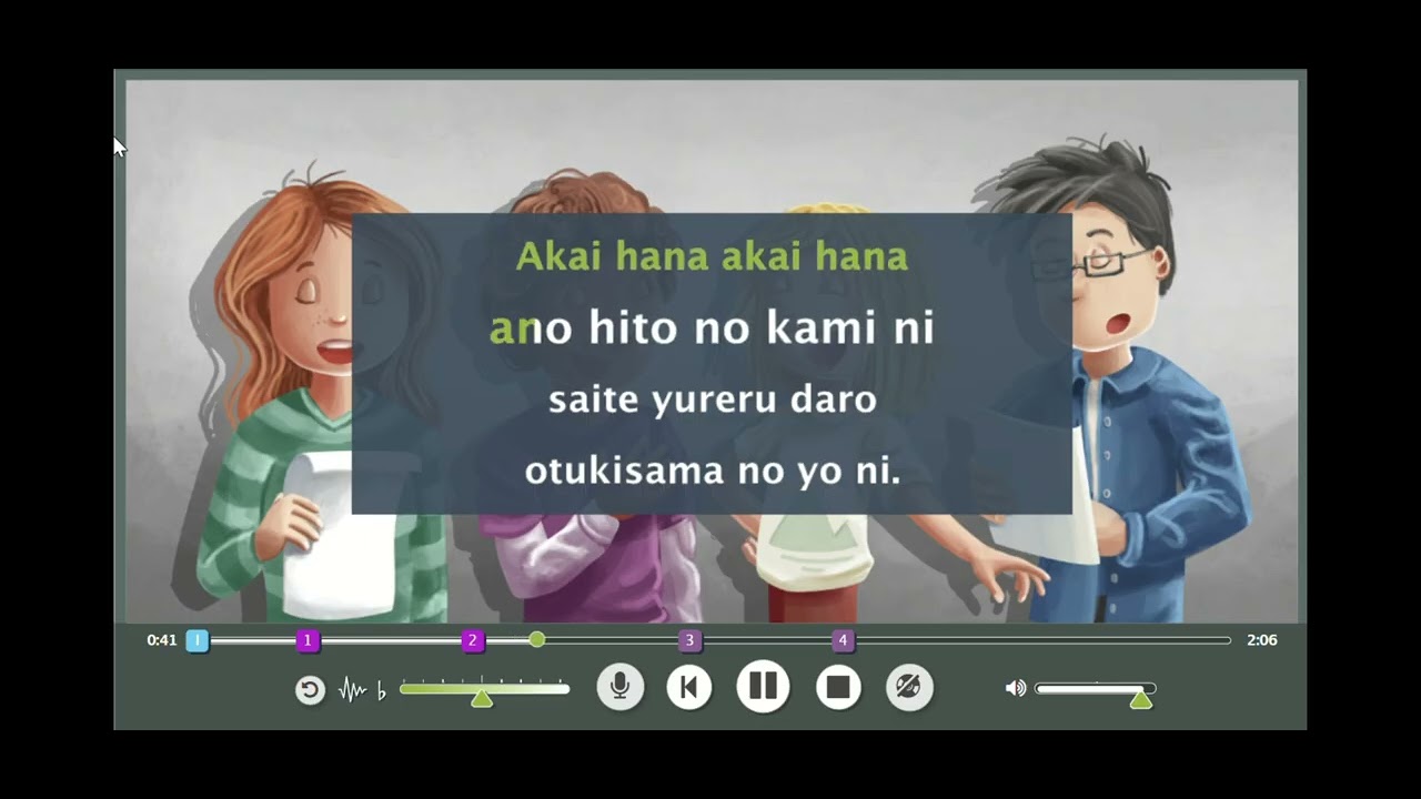 Akai Hana - karaoke, tradicional Japonesa
