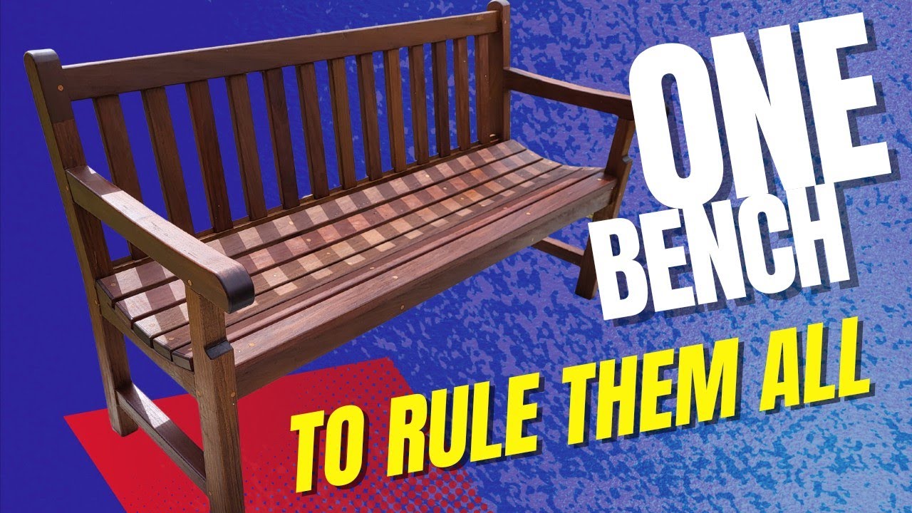 The Ultimate Outdoor Bench Build