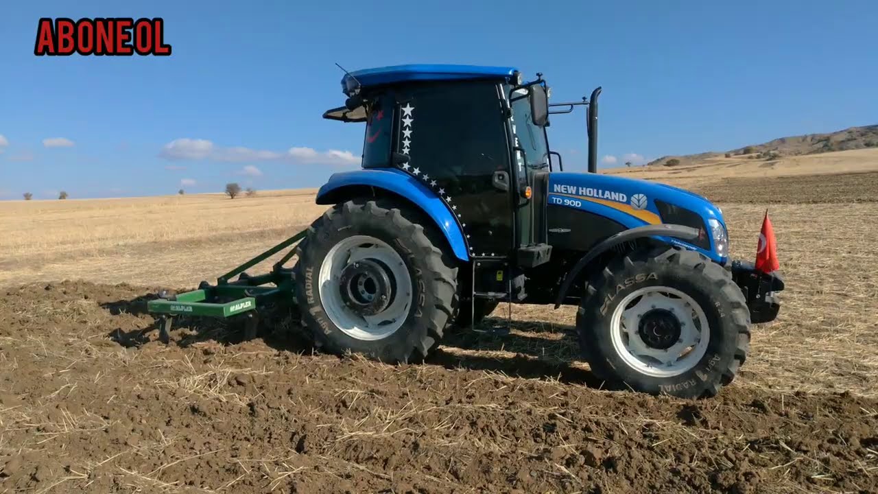 NEWHOLLAND TD90 ile 9lu alpler cizel cekiyoz(Macar fiğ ekiyoz/seri 1 ile &ccedil;ekiyor