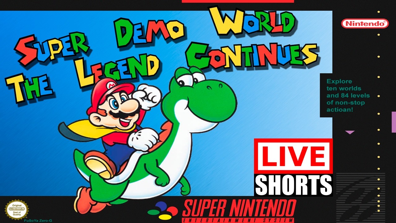 🔴Super Mario World: The Legend Continues 100%  [ LIVE SHORTS ]