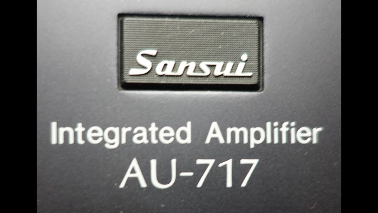 Sansui AU-717 Clipping on Left Channel Only
