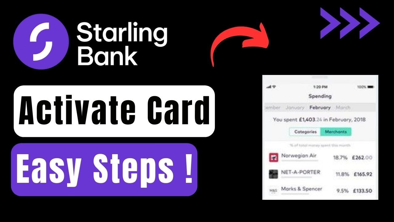 How To Activate Starling Bank Card !