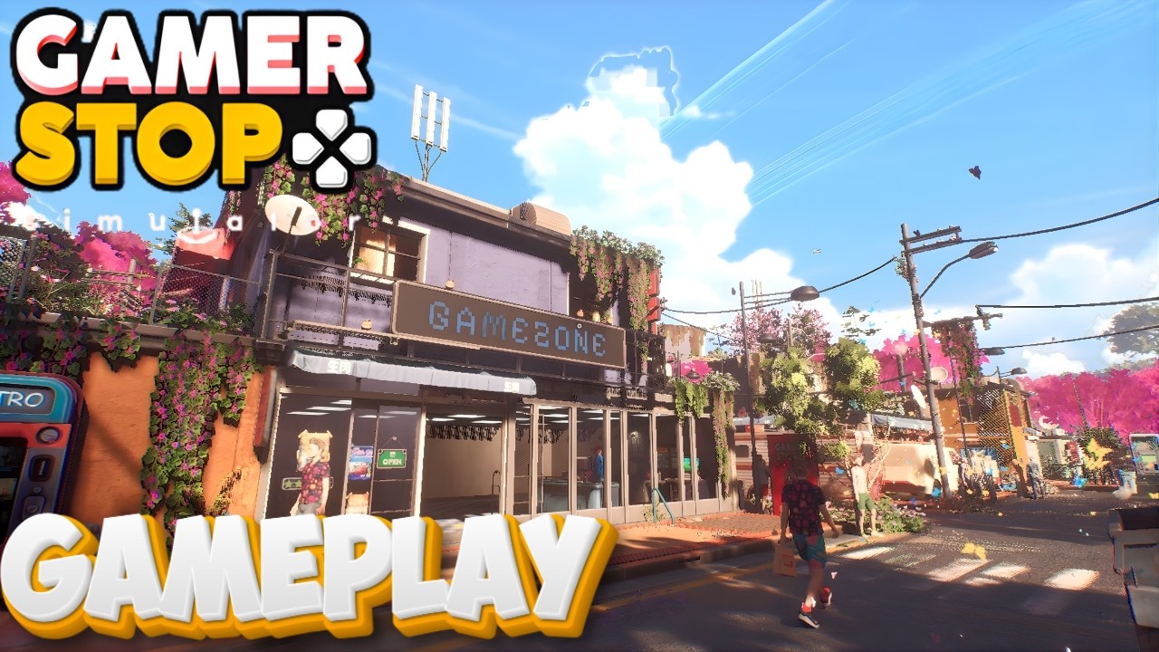 GAMER STOP SIMULATOR GAMEPLAY | [4K60FPS] | NO COMMENTARY