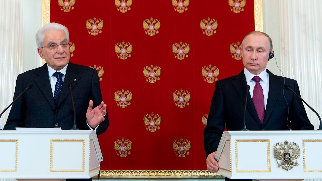 Mosca: dichiarazioni congiunte alla stampa Mattarella - Putin