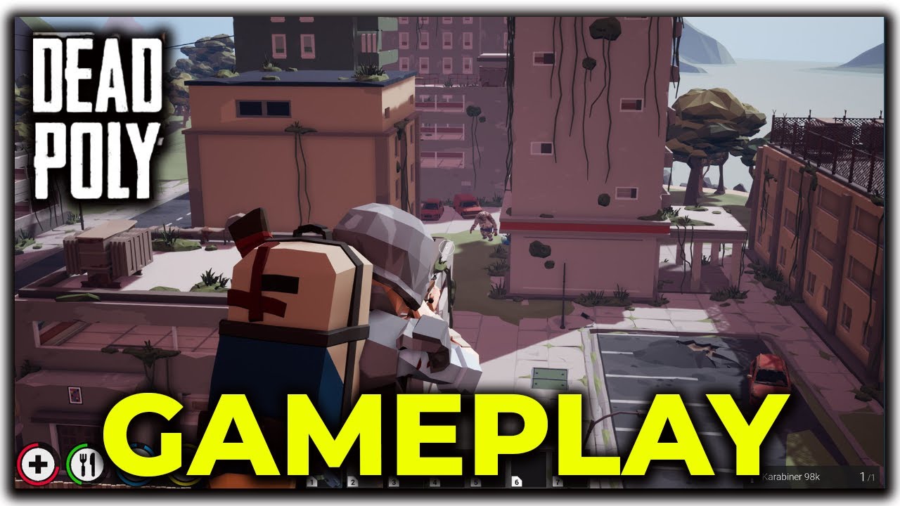 New Early Access Zombie Survival Game! Minecraft meets State of Decay? | DeadPoly Gameplay