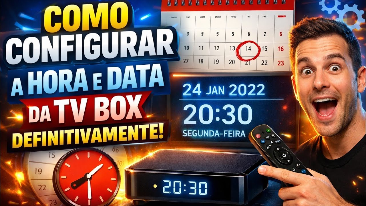 Como configurar a hora e data da tv box ✓ DEFINITIVAMENTE❗