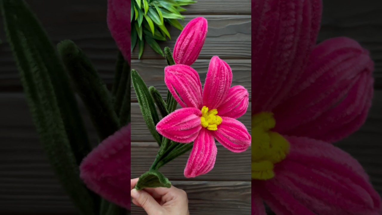 How to make Easy Flowers from Chenille Wire