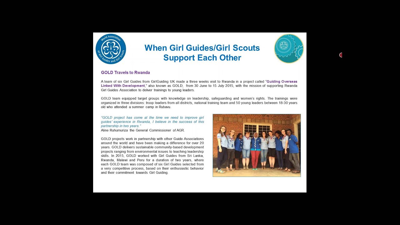 WAGGGS Webinar: Community Hub for Growth Guided Tour