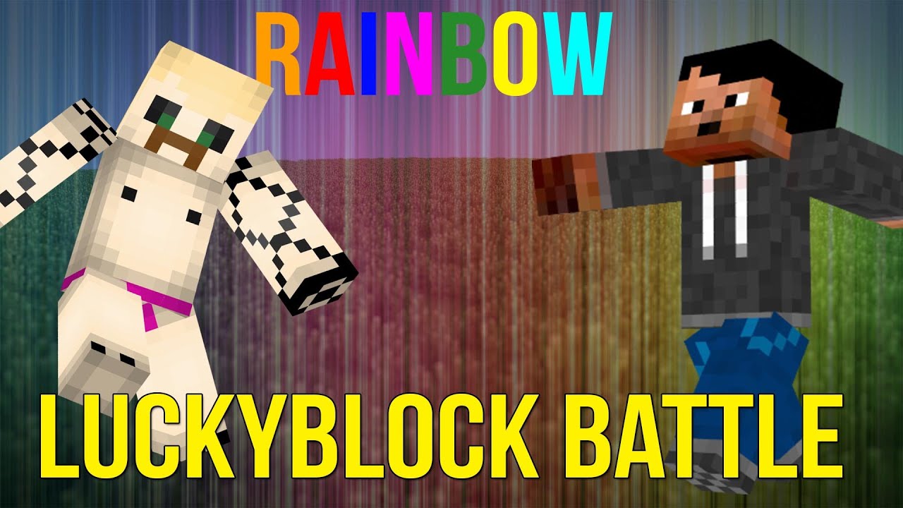 SATEENKAARI POJAT | LuckyBlock Battle /W Röpönen