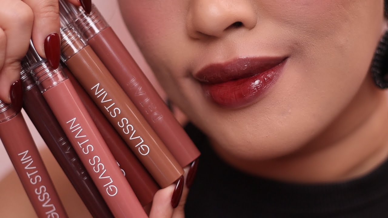 Detail Cosmetics Glass Stain Cafe Collection ☕️ #detailcosmetics #lipstain