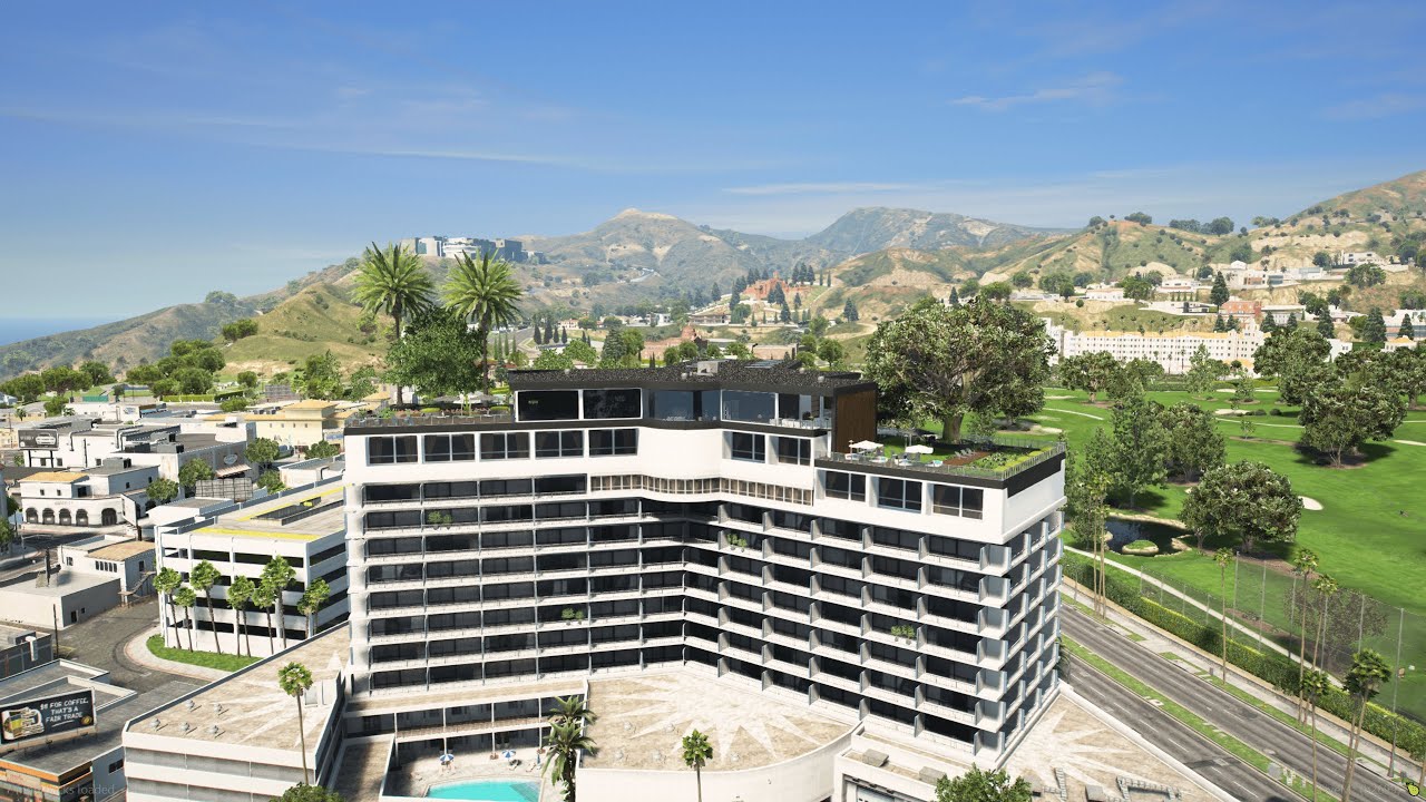 [MLO] Mansion Rooftop 03 ! #fivem #gtav