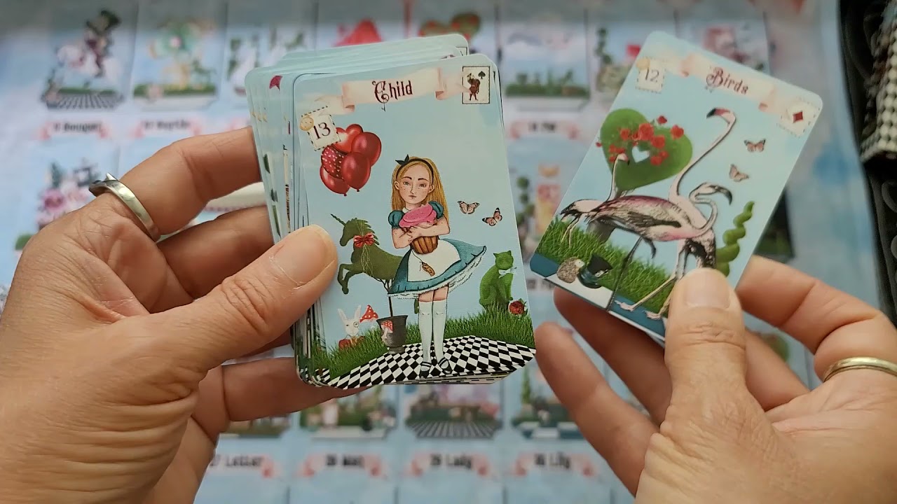Wonderland Lenormand Flip Through of All the Cards with the Creator, Loreen Muzik