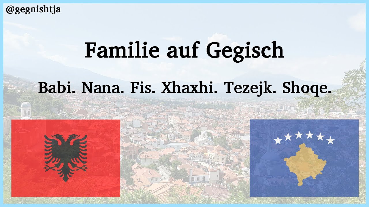 Familie auf Albanisch | Kuqi-Institut