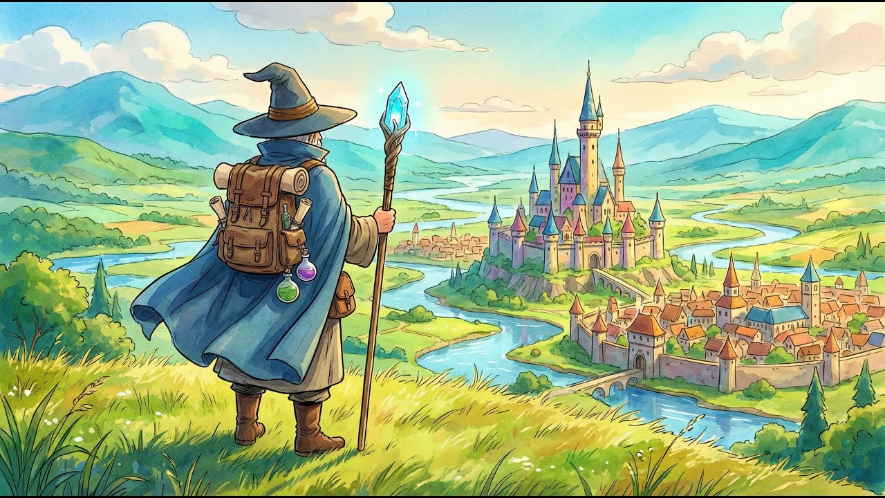 Fantasy Focus Music | Calm Adventure for Deep Focus (2 Hour)