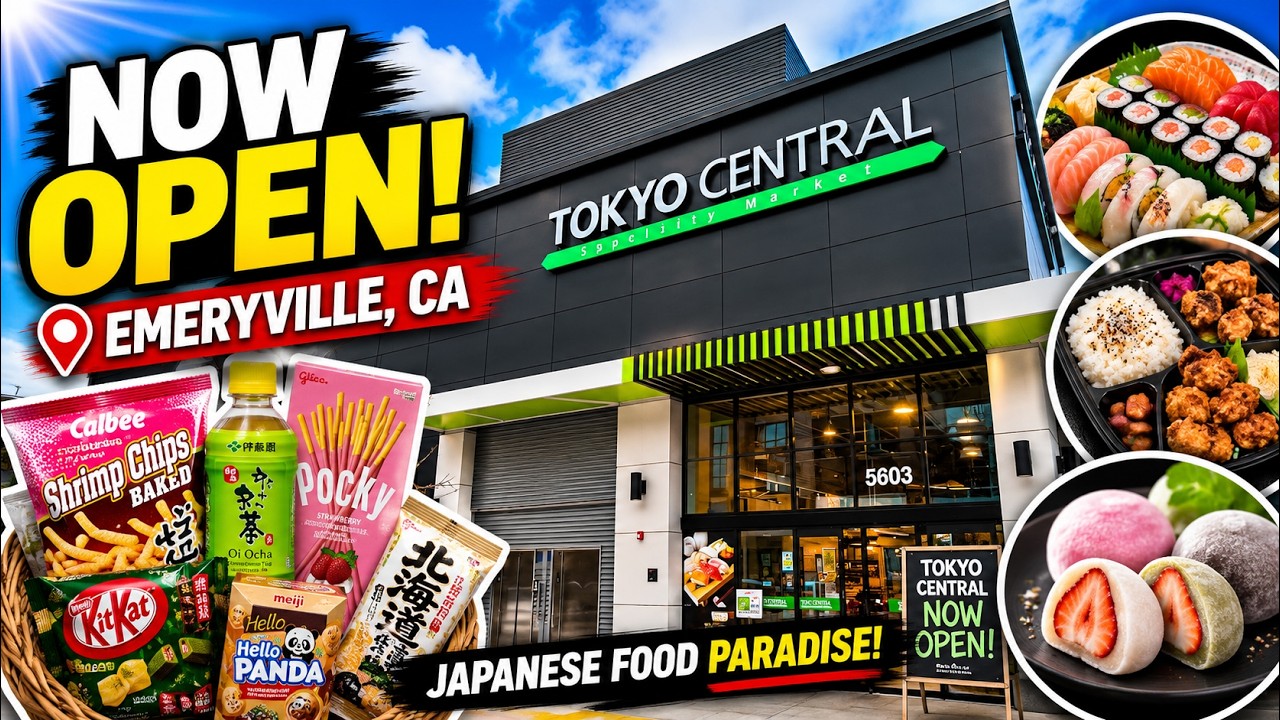 Tokyo Central Emeryville | New Japanese Marketplace Tour
