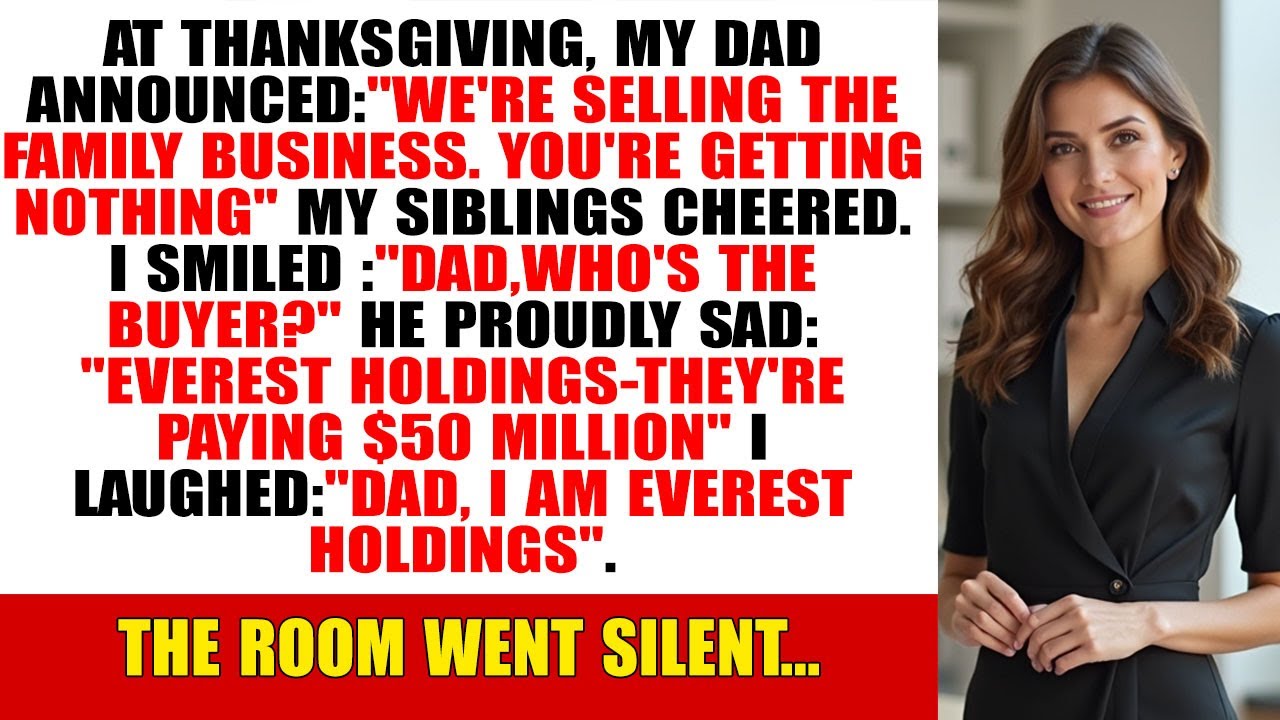 At Thanksgiving, My Dad Declared: “We’re Selling the Family Business – I Get Nothing Back”