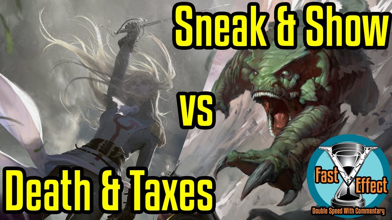 Death & Taxes vs Sneak & Show | Team Trio Legacy Magic: the Gathering w/Commentary | Fast Effect