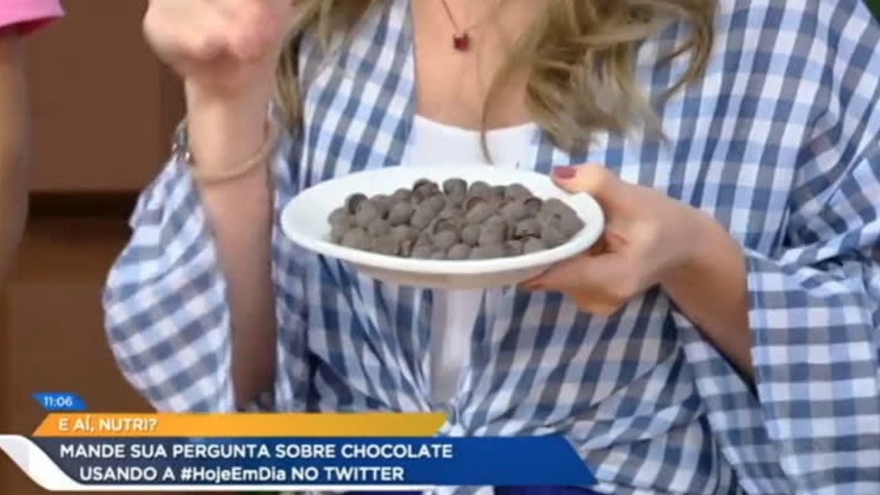 Nutricionista tira dúvidas sobre tipos de chocolate