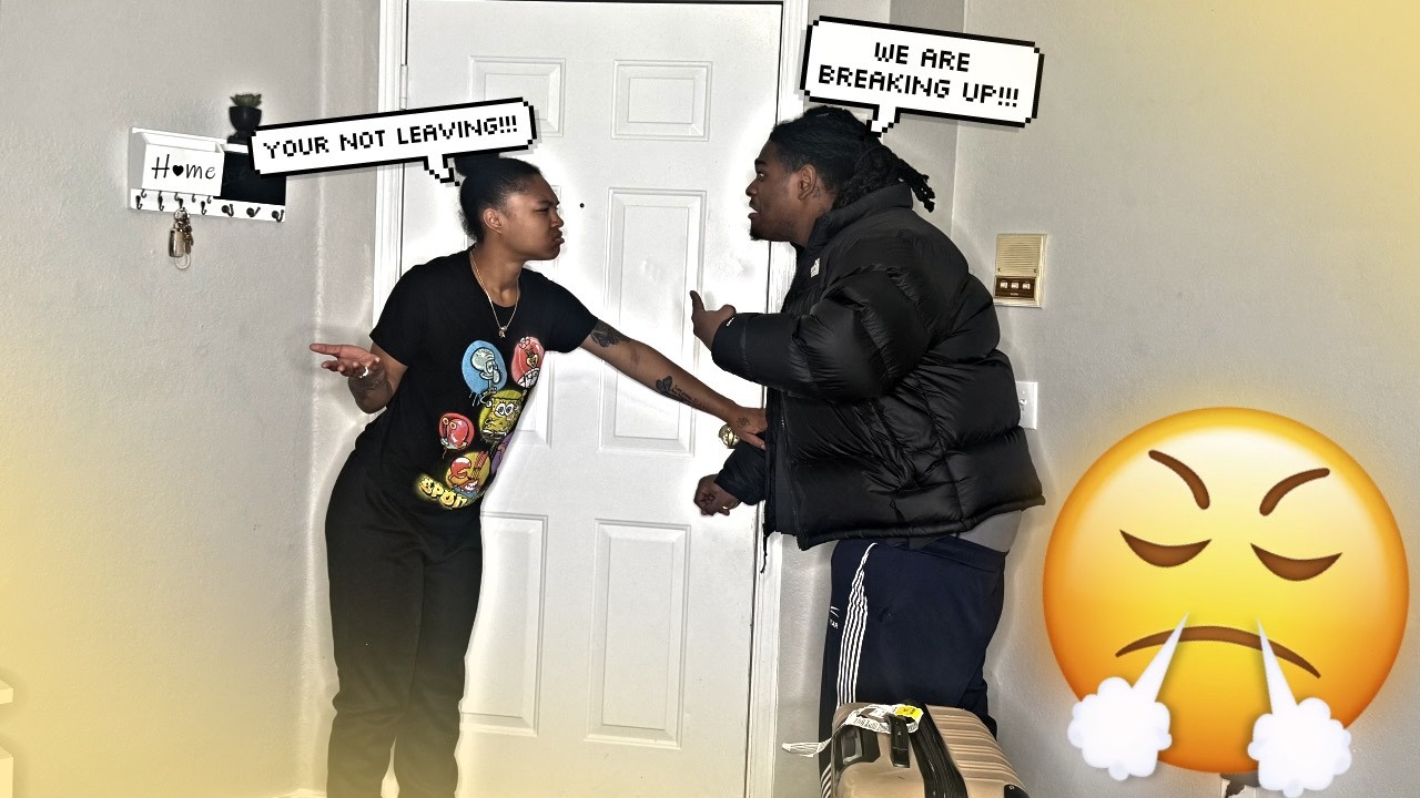 I'M LEAVING YOU PRANK ON ANGRY GIRLFRIEND!! 😳 *Gets crazy*