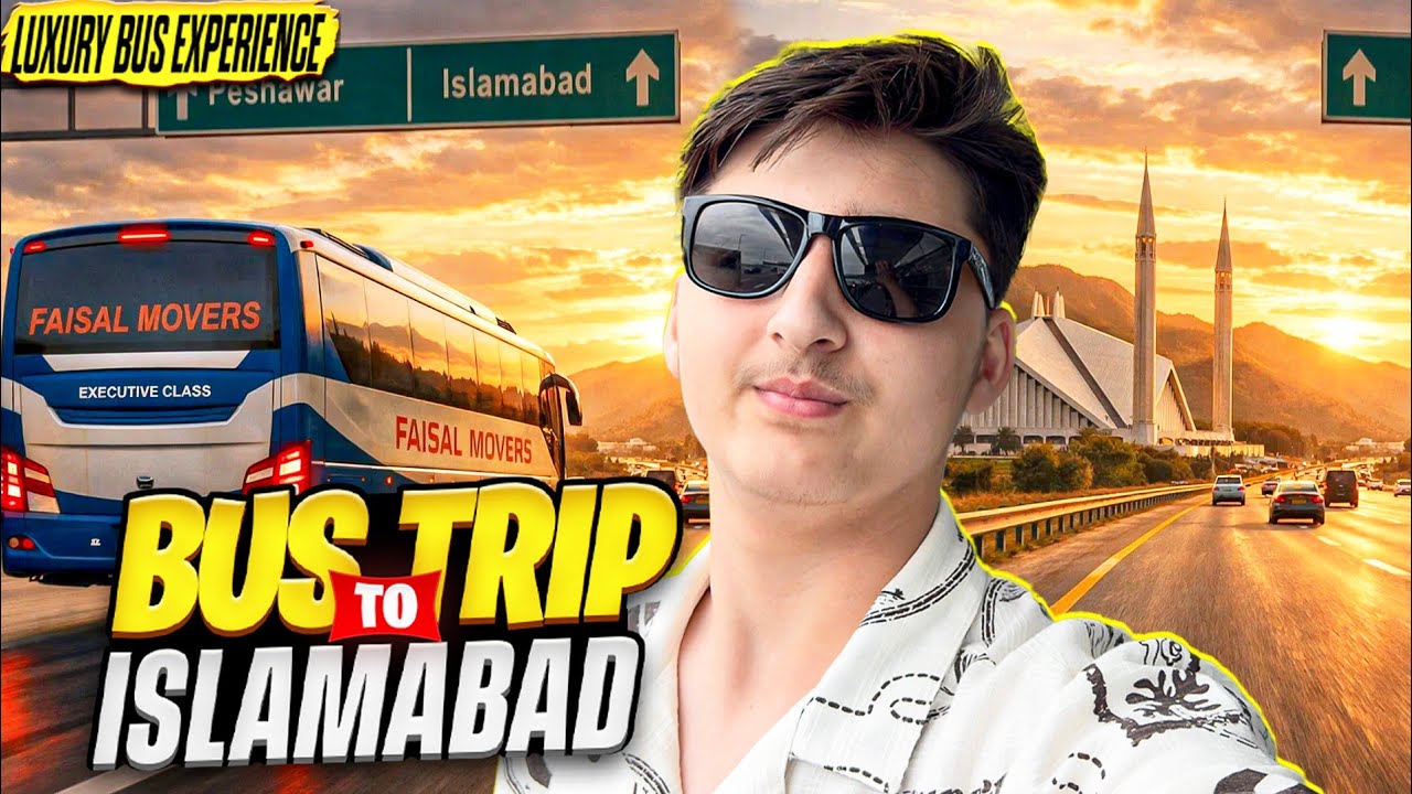 Faisal Movers Luxury Bus Peshawar to Islamabad 😱 Executive Class Full Experience