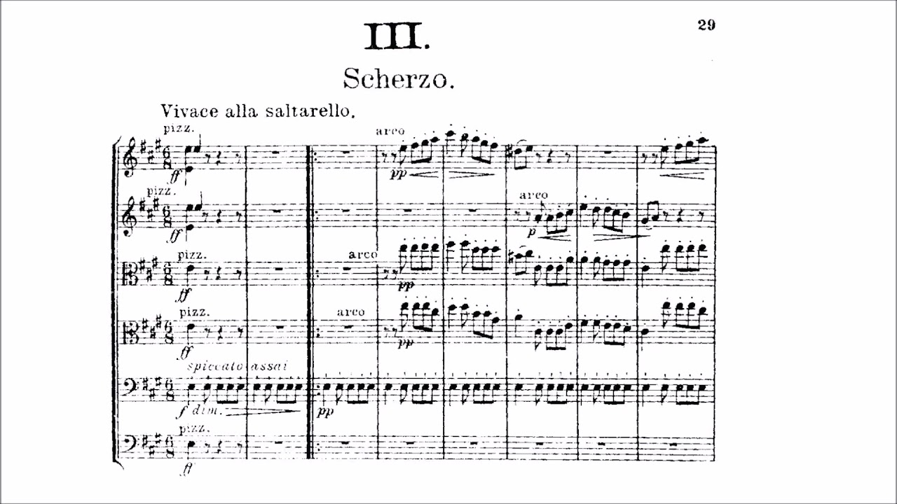 Nikolai Rimsky-Korsakov - String Sextet in A Major (1876)