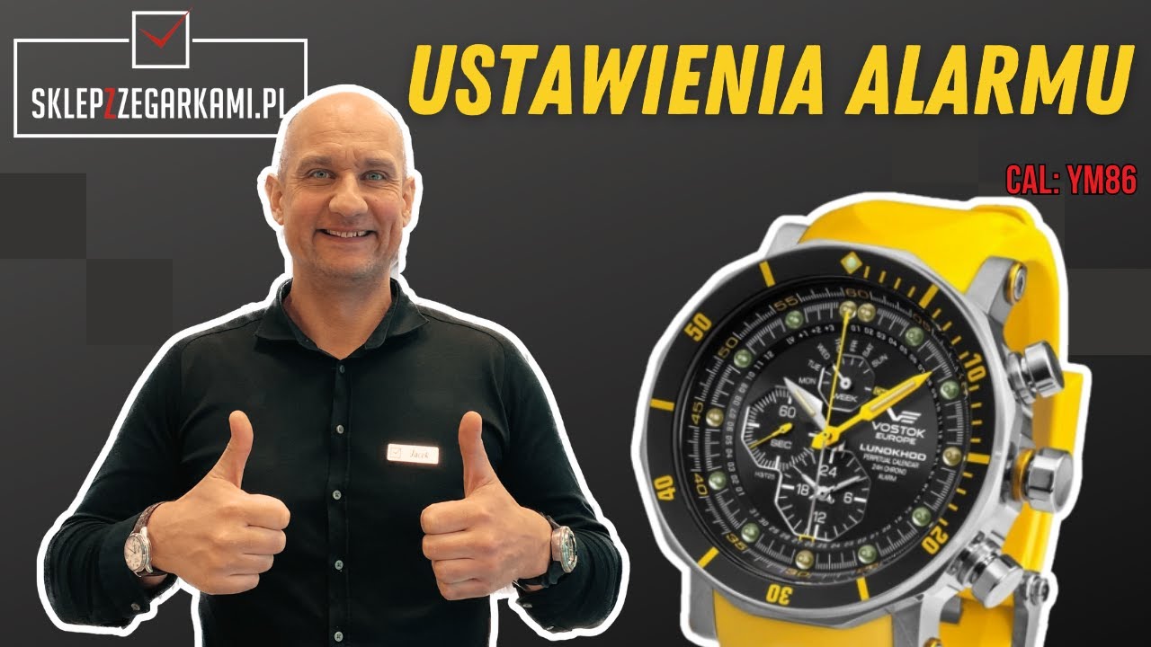 Vostok Europe kal. YM86 - Ustawienia alarmu cz. 3/3 PORADNIK