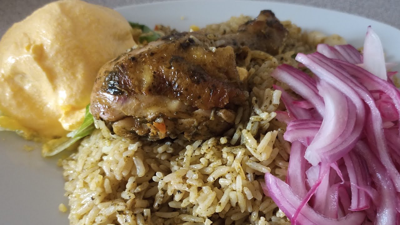 Arroz con pollo en arrocera