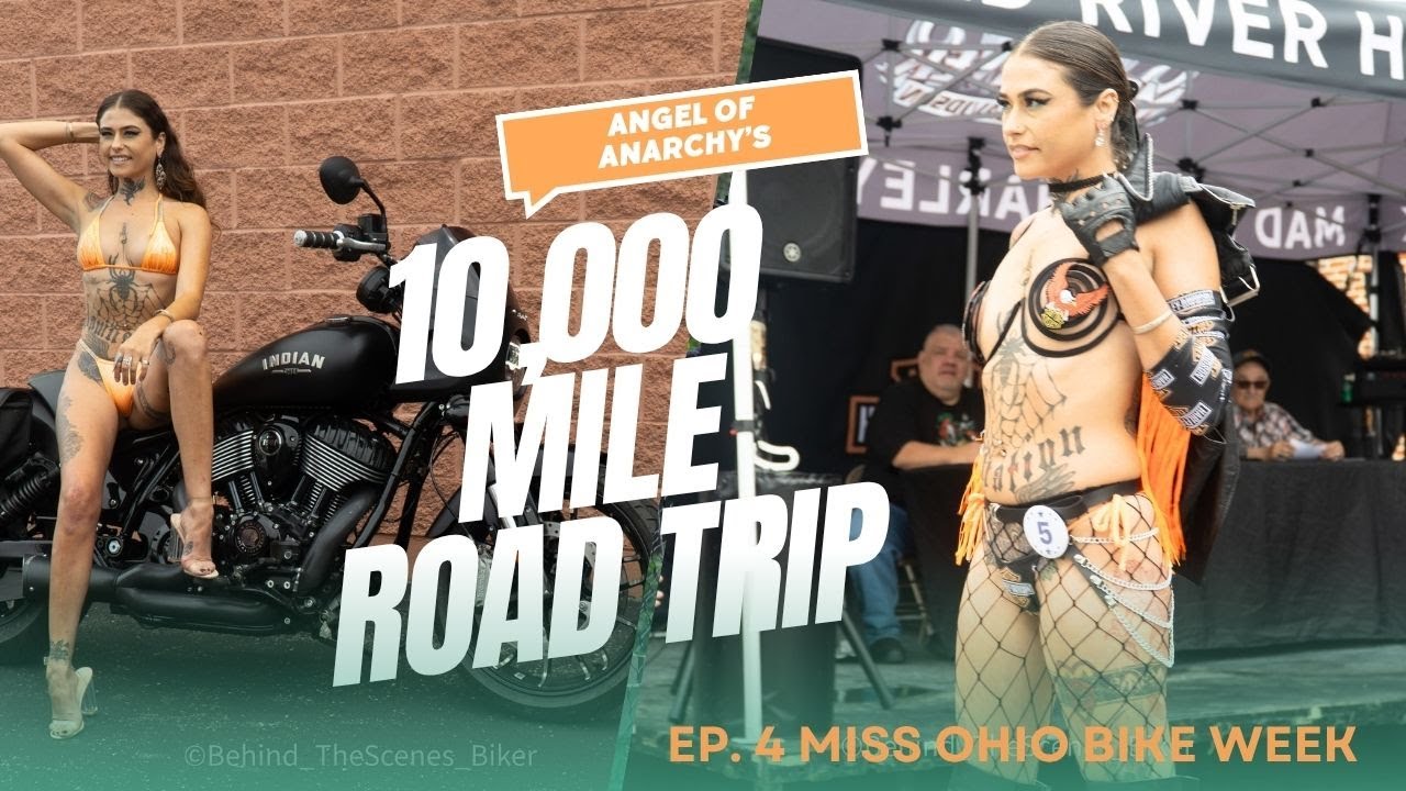 10,000 MILE ROAD TRIP - PART 4 IBT MODELS AT MISS OHIO BIKE WEEK AT MAD RIVER HARLEY DAVIDSON