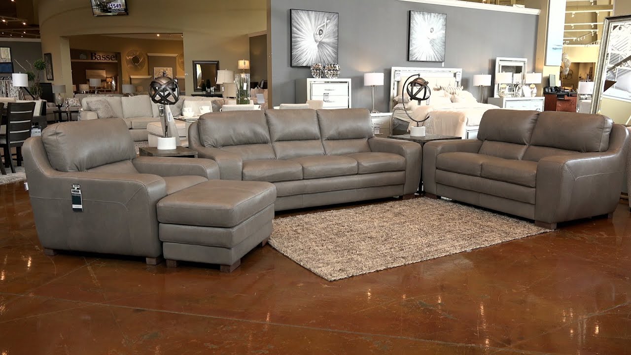 Digio Boise Mesa Leather Sofa Group