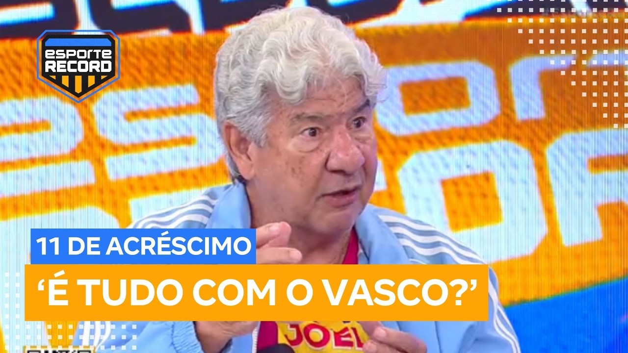 Joel Santana detona arbitragem de Cruzeiro x Vasco: 'Nunca vi na vida'
