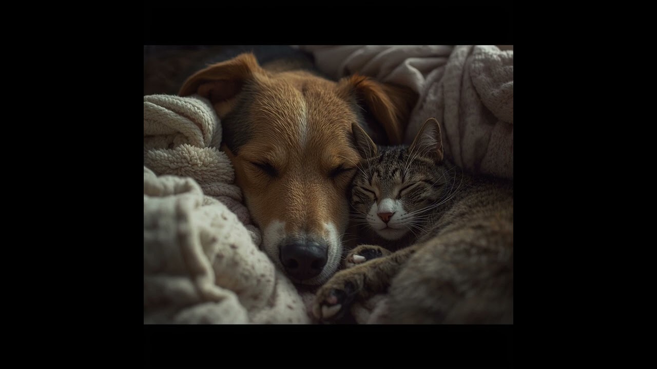 Calm Paws Series #Night 8 Hours Deep Sleep Music for Dogs / Overnight Anxiety Relief