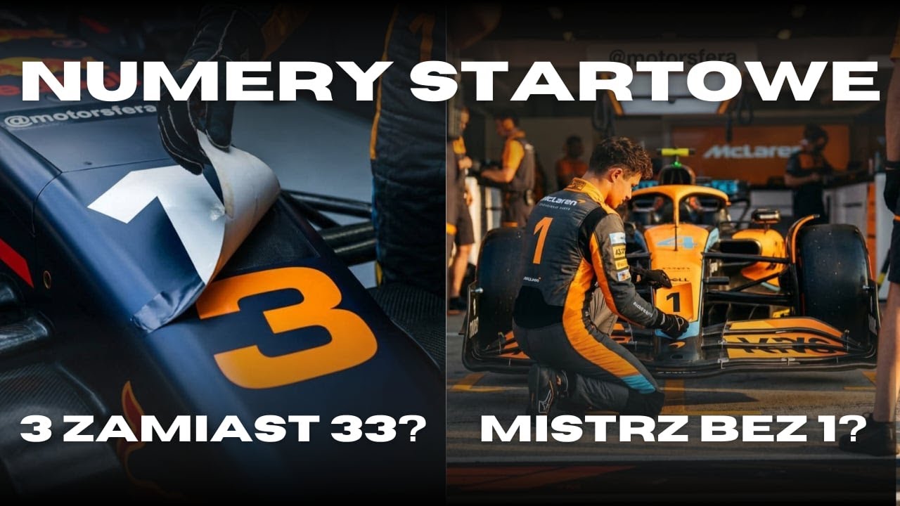 Historia numerów startowych w Formule 1
