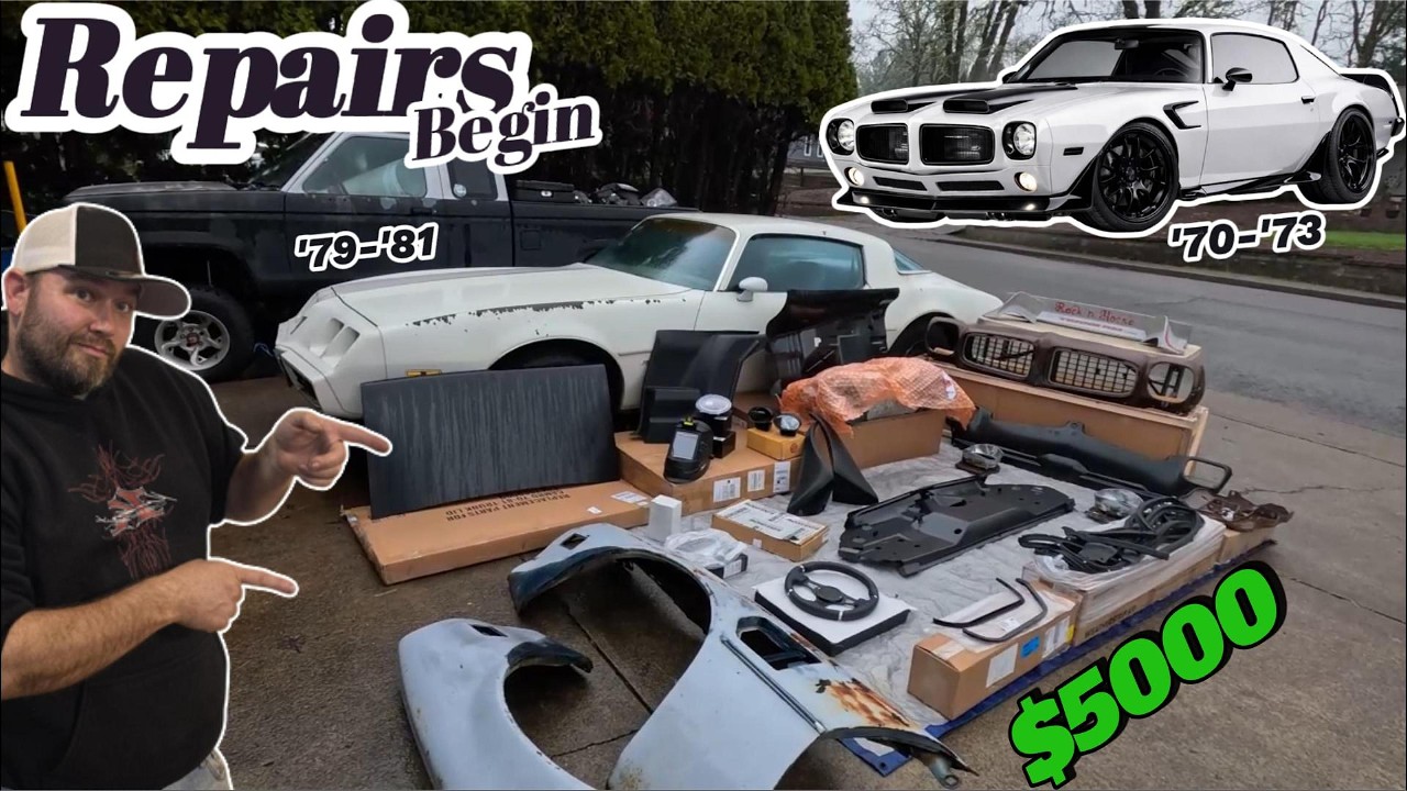 FREE Pontiac FIREBIRD field find Restoration begins
