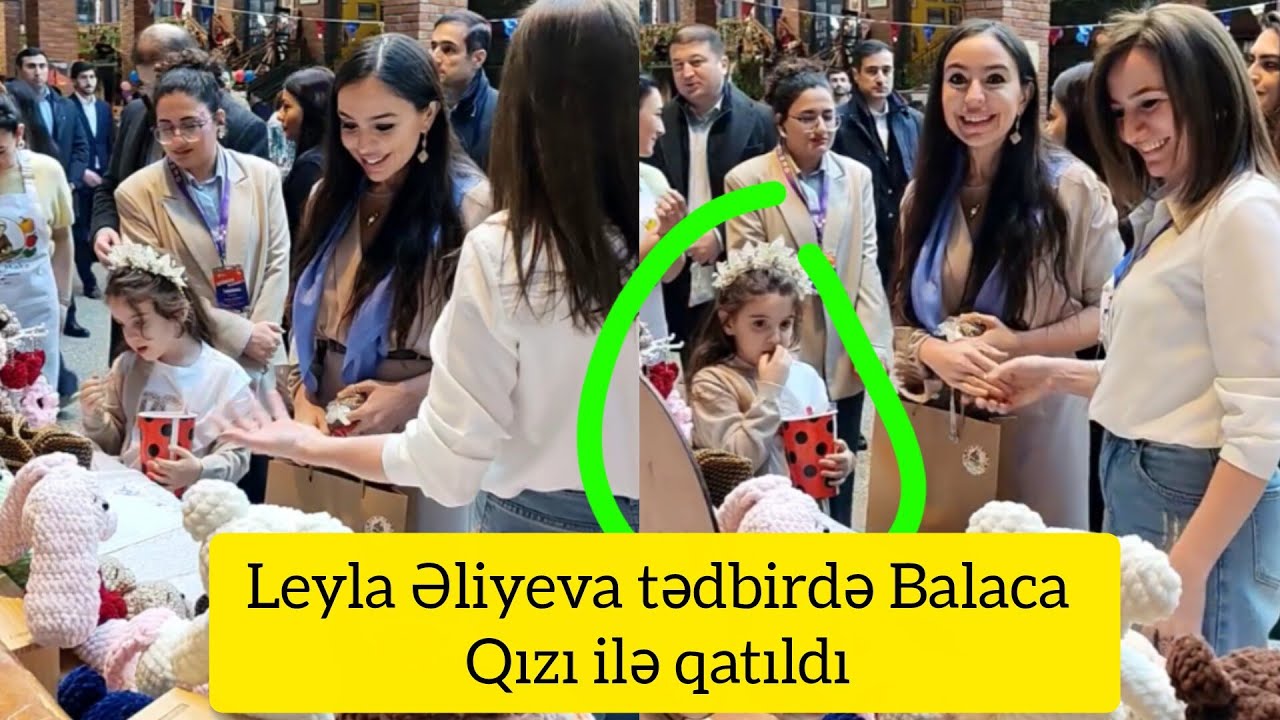 Leyla Əliyeva tədbirdə Balaca qızı ilə qatıldı 