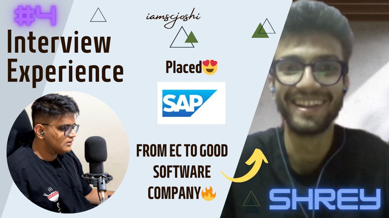 EP 4 | INTERVIEW EXPERIENCE | SAP | RVCE | PLACED