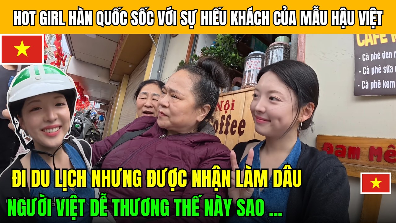 Hot Girl Hàn sang Việt Nam Du Lịch Ai Ngờ Gặp Được 