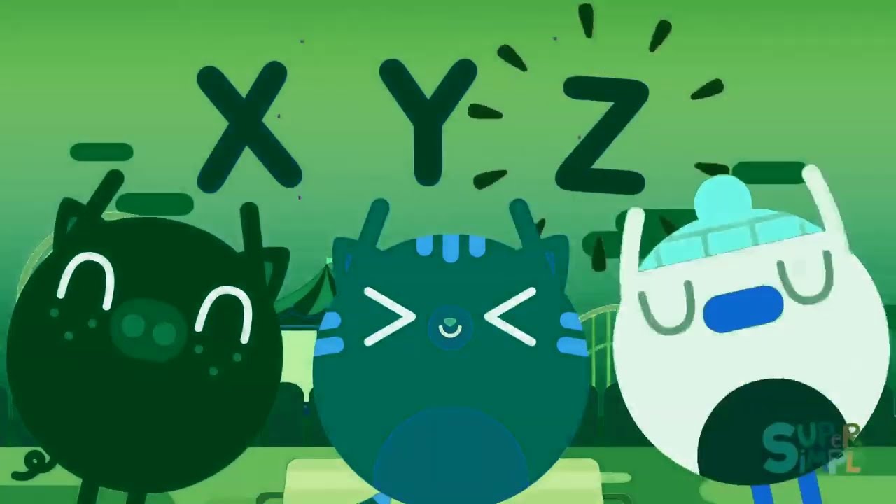 Super Simple ABC Song logo effects Sponsored By Klasky Csupo 2001