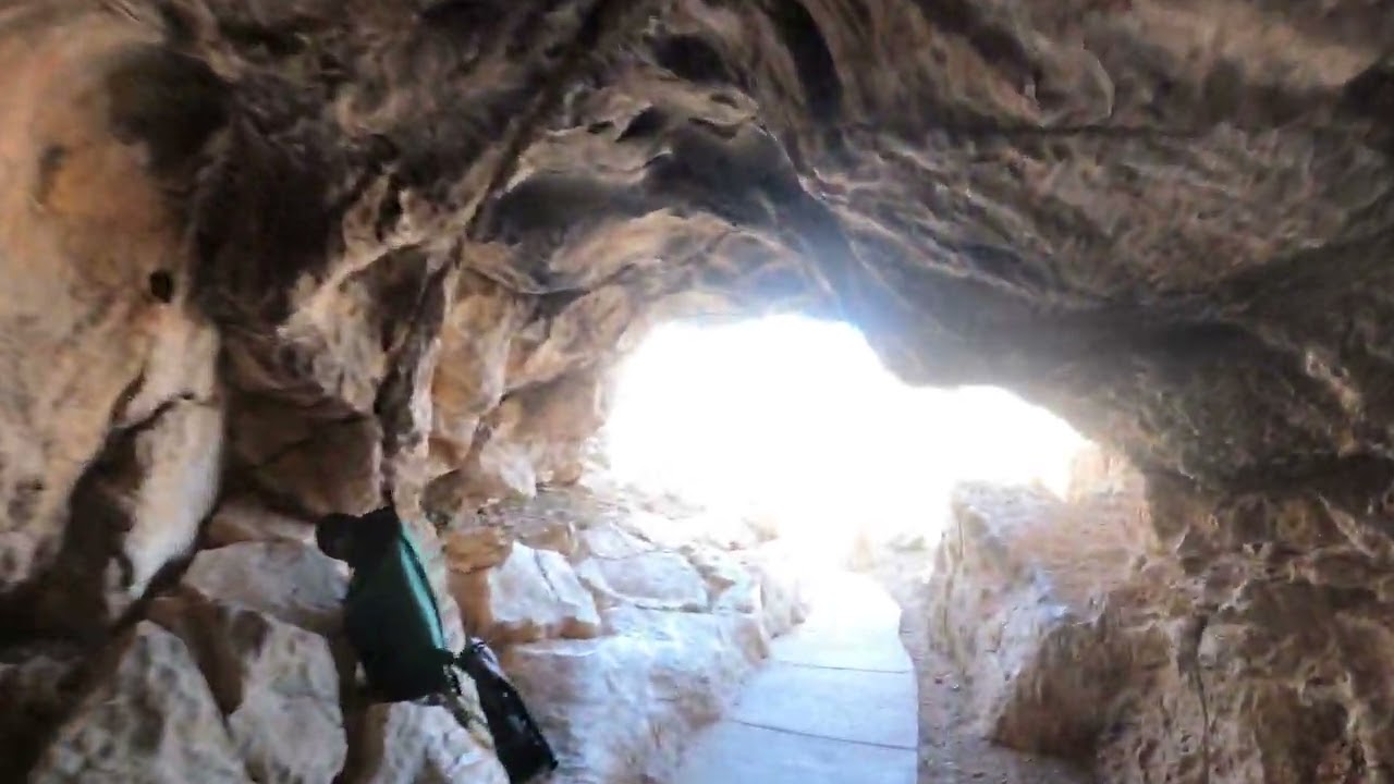cave entrance at Mitchell Caverns, video 1, 5k 30fps 2880p30