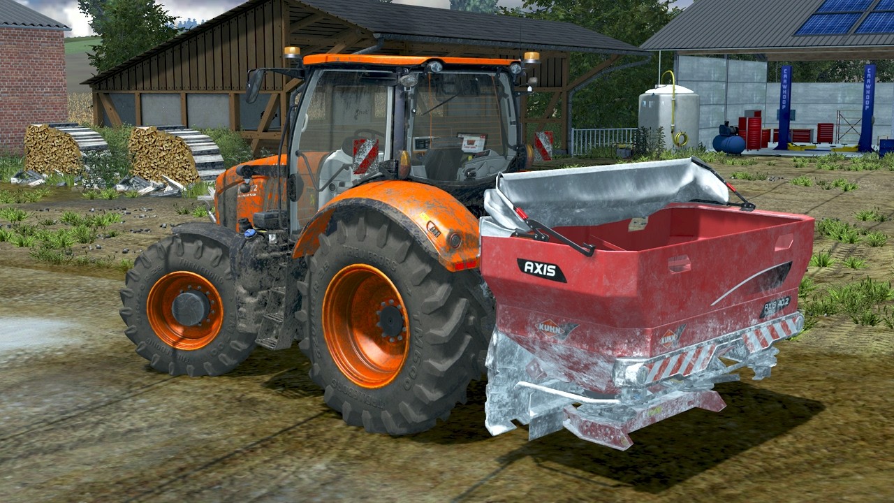 FS13 -  Kuhn Axis 40.2 M-EMC-W / System VariSpread / CCI-1200 - (script test)